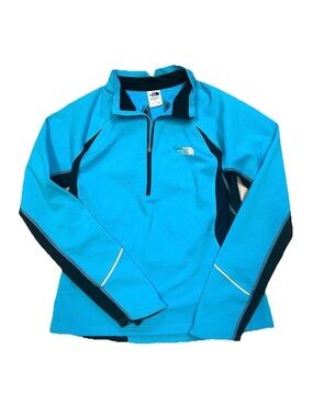 The North Face Jacket Women L Momentum Vapor Half Zip Running Hiking Activewear